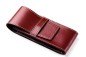 Preview: Schreibgeräteetui TRIO CAMBRIDGE Top Grain Leder rot